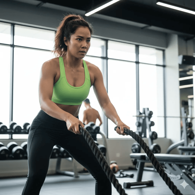 Barista pouring coffee